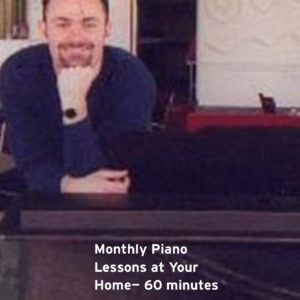 Monthly Piano Lessons in Your San Francisco Home – 60 minutes per week (4 weeks)