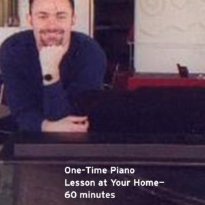 One-Time Piano Lesson in Your Home – 60 minutes