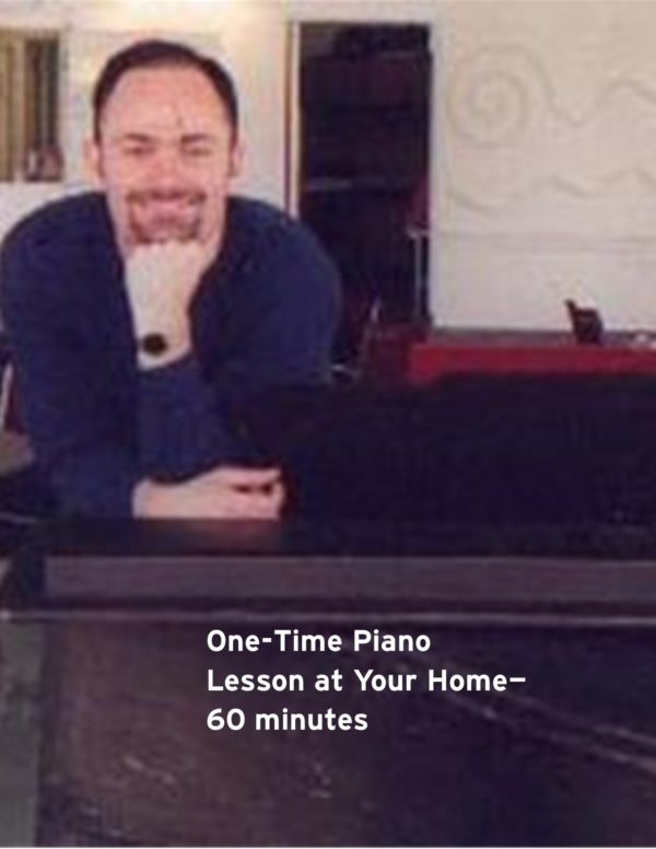 One-Time Piano Lesson in Your Home - 60 minutes